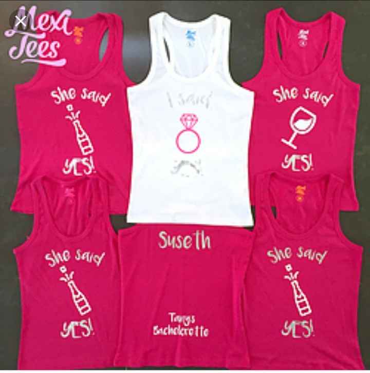 Playeras para damas y novia - 35