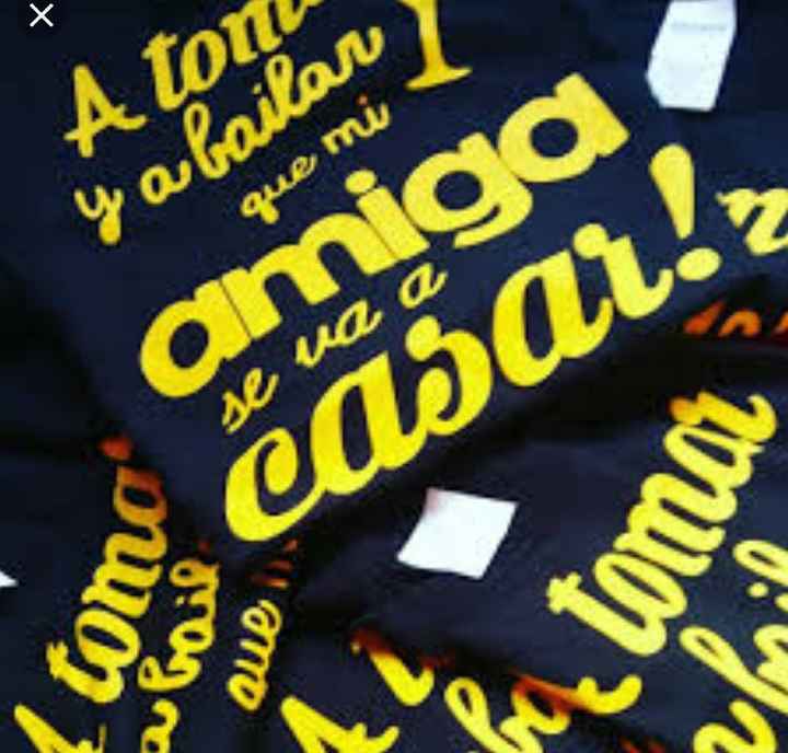 Playeras para damas y novia - 36