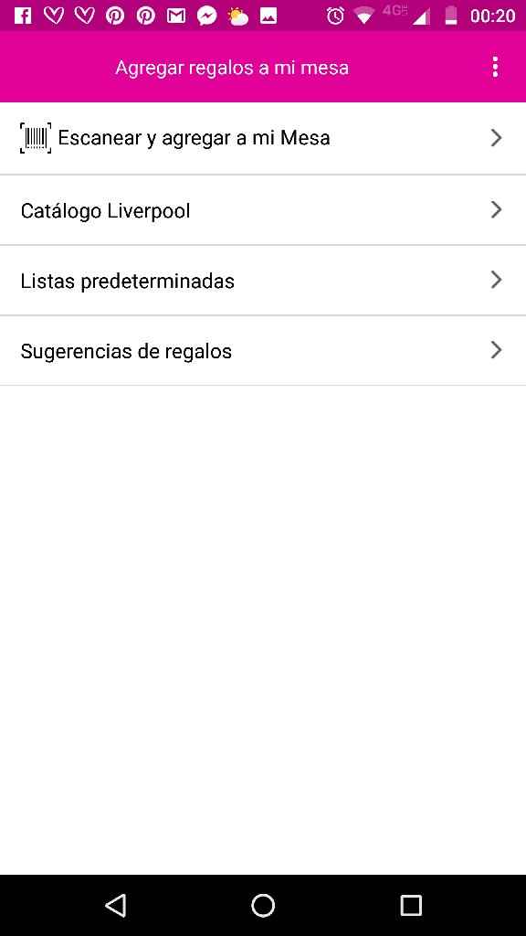 Nueva mesa de regalos en Liverpool, todo online. - 12