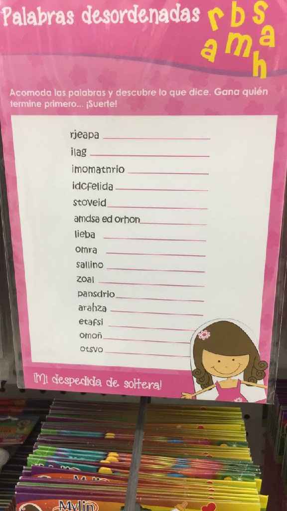 Mis juegos para la despedida - 4