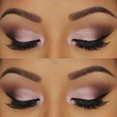 Maquillaje de ojos rosa - 14
