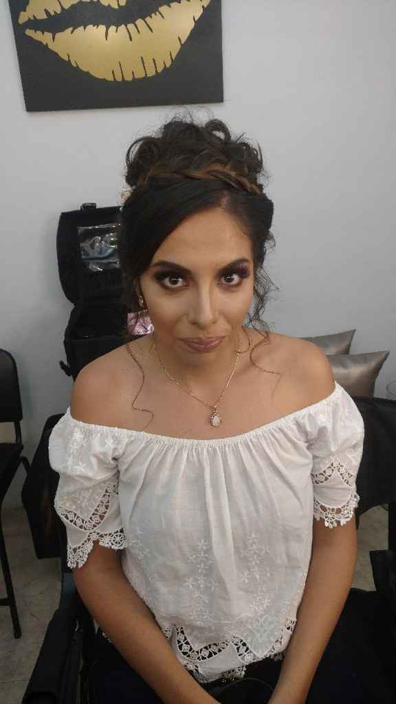 Prueba de maquillaje y peinado. - 14