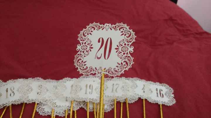 Mis números de mesa - 2