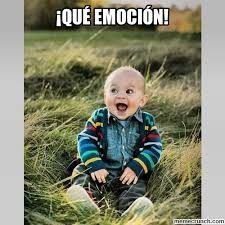 Que emoción!
