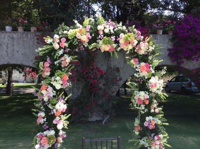 Arco de flores