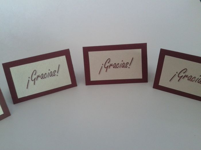 Tarjetas de Agradecimiento