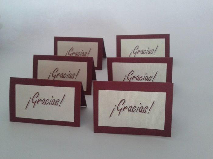 Tarjetas de Agradecimiento