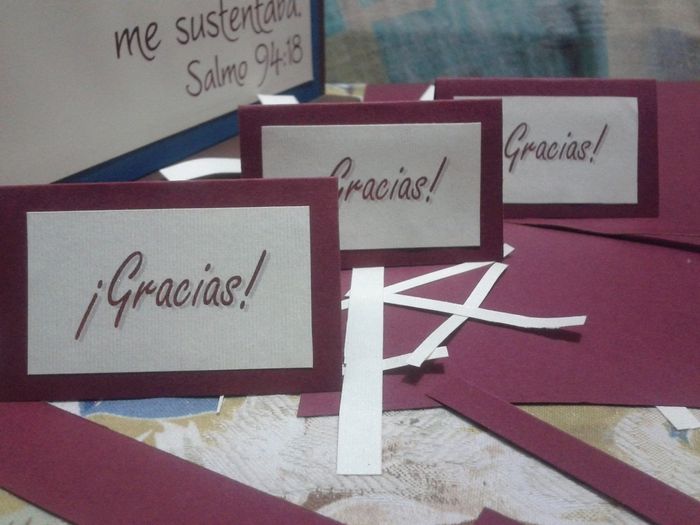 Tarjetas de Agradecimiento