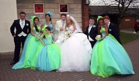 Vestidos raros de damas de honor