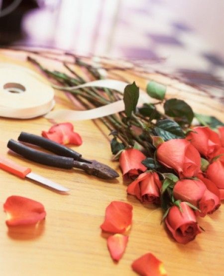 Material para bouttoniere