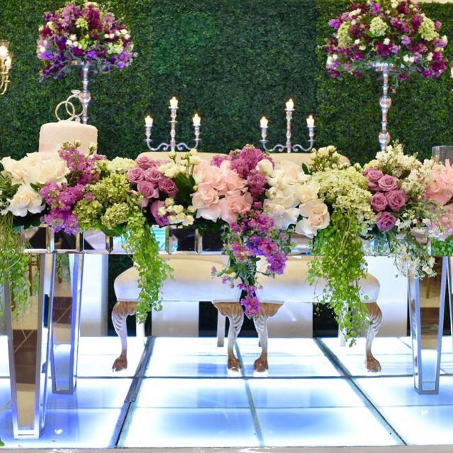  Decoración mesa de novios. - 2