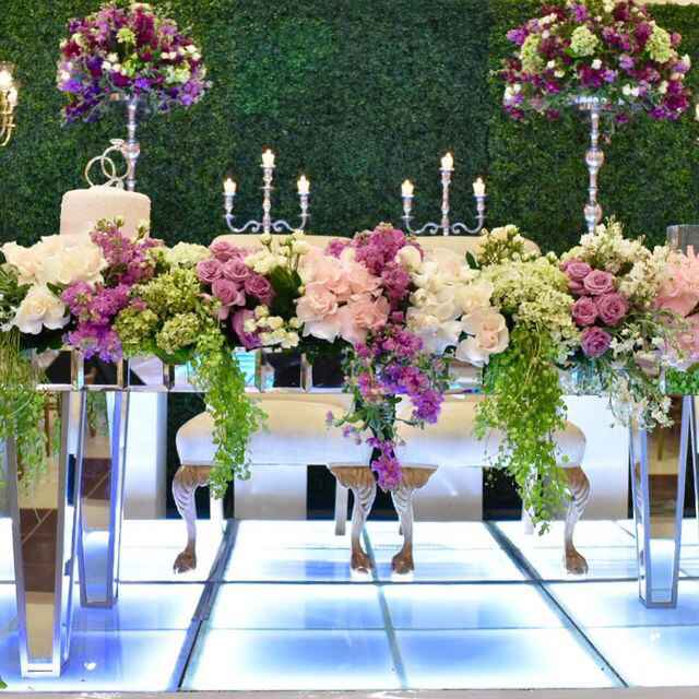  Decoración mesa de novios. - 2