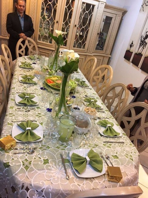 Ven lo hermoso de la mesa