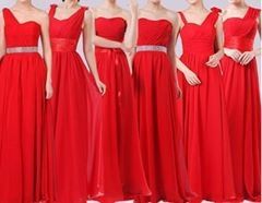 los vestidos de mis damas de honor