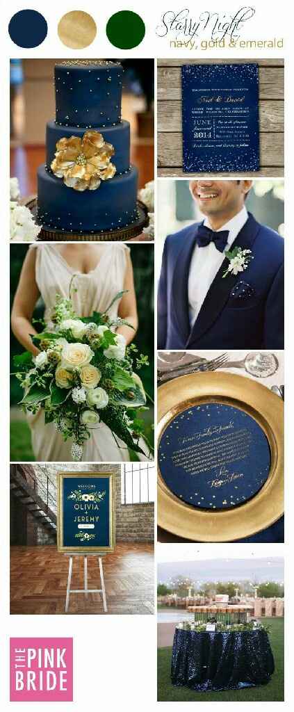 Ideas en navy gold - 1