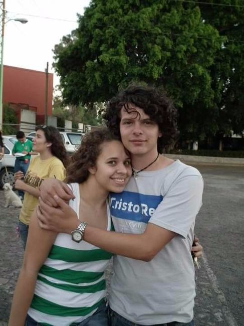Nuestra primera foto juntos hace 6 años