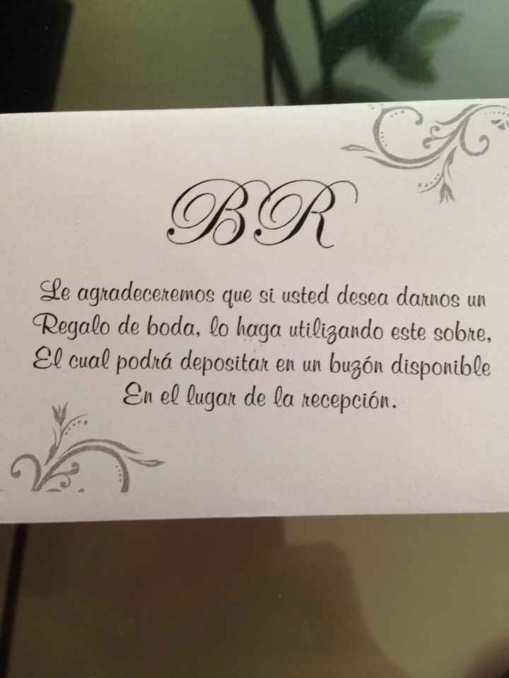 Sobres de dinero - 1