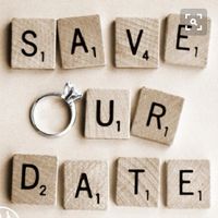 Save the date con "scrabble" - 2