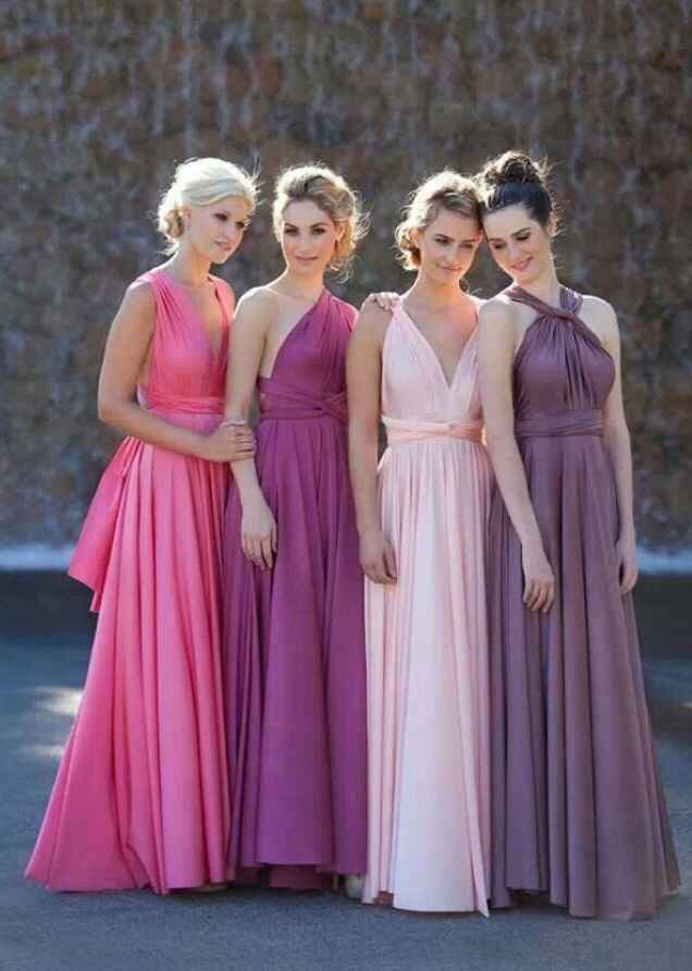 Vestidos de damas - 1