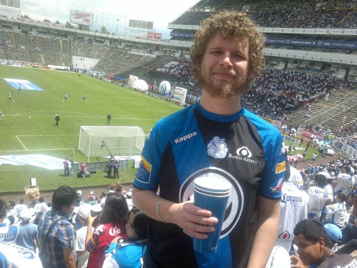 Mi amore viendo al puebla