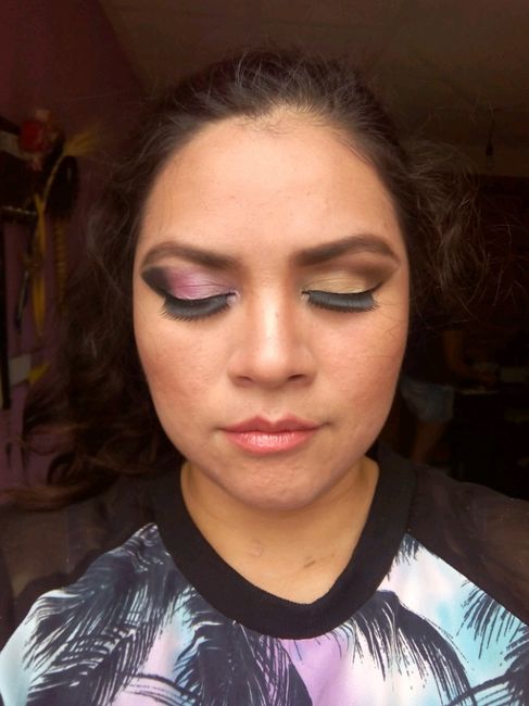 Mi segunda prueba de maquillaje - 2