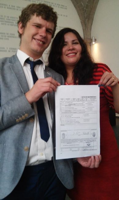 Oficialmente Marido y mujer!