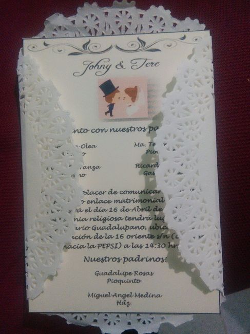 Invitacion con datos 