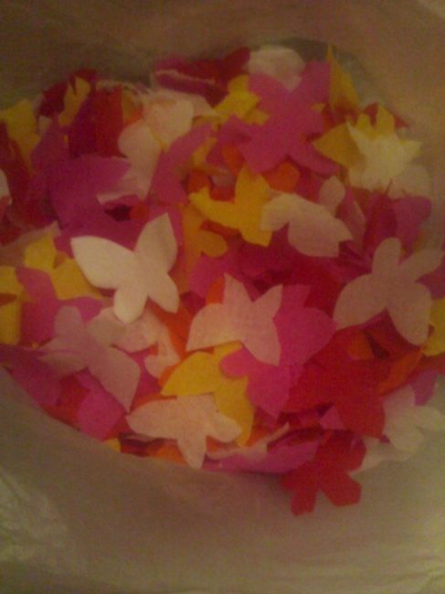 Confeti de mariposa