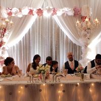 También se pueden colocar en arco 