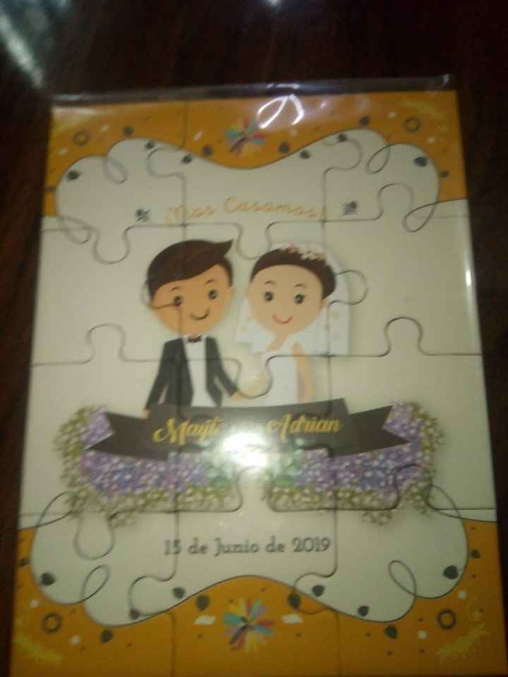Invitaciones de rompecabezas al fin!!!! - 2