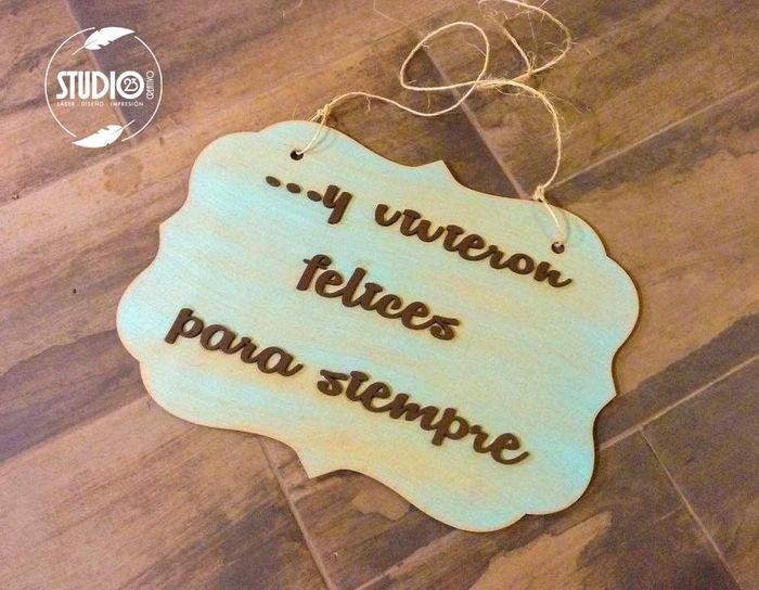 Letrero para pajes