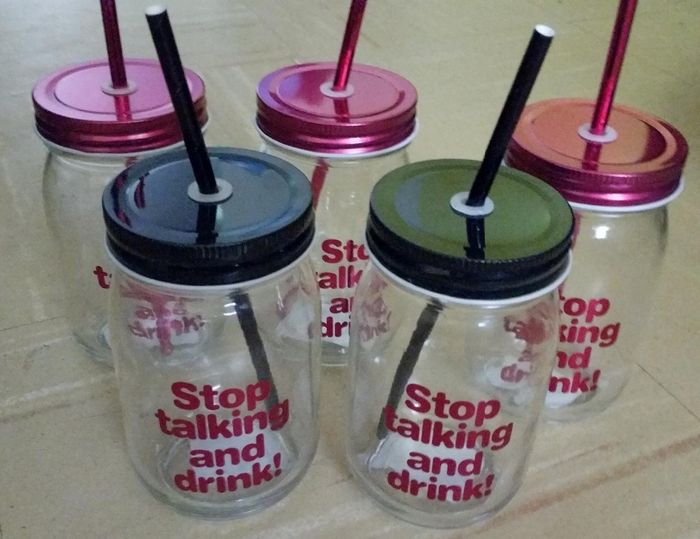 Yo les compre estos vasitos