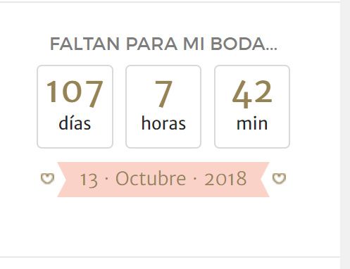 ¡107 días! muero de estrés y nervios 