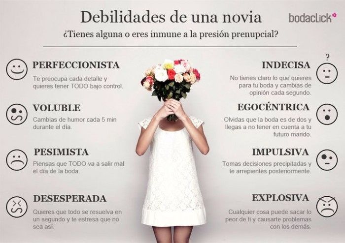 Debilidades de una novia, ¿cual tienes tú? 1