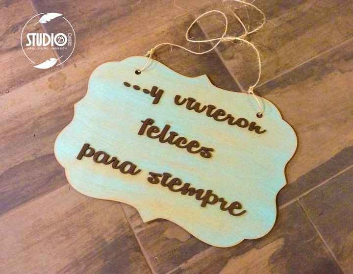 Letrero para pajes
