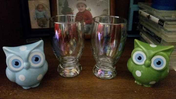 Vasos y Buhos