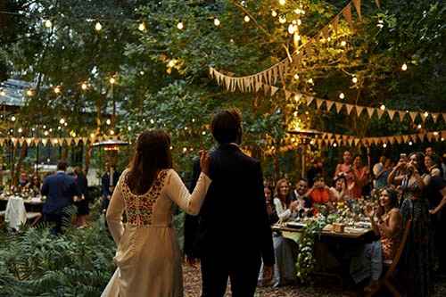 Entrada de los novios.