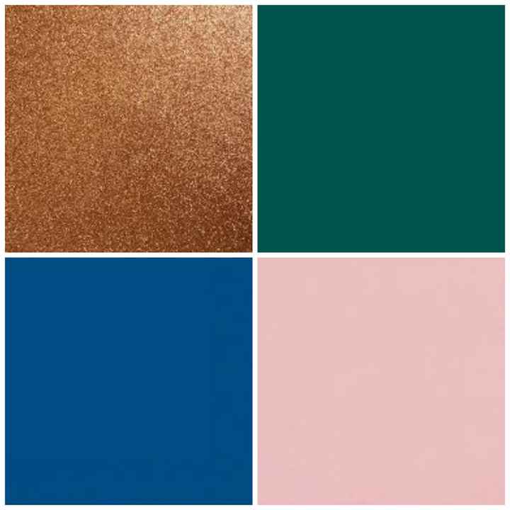 Colores de la boda, los centros de mesa serán con una rosa color rosa palo