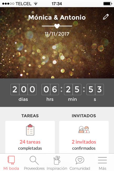 200 dias! 😊💍🍷💜 - 1