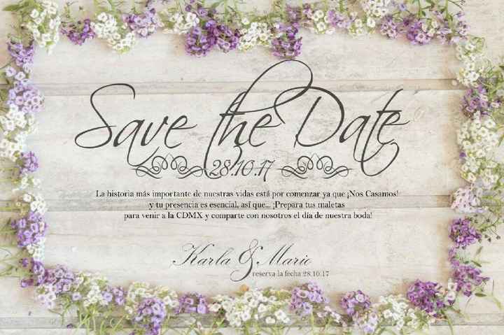 Save the date! - 1