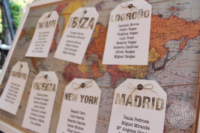 Con nombres de Ciudades o Países