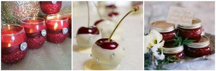 Velas, chocolates