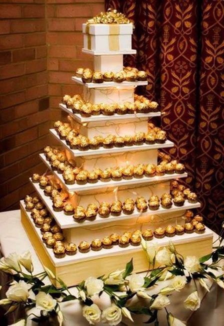 Pastel de Ferrero