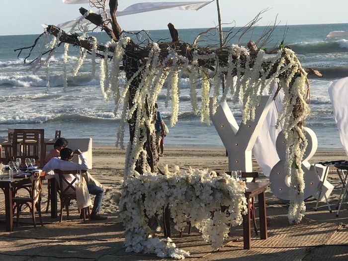 Mesa de novios día