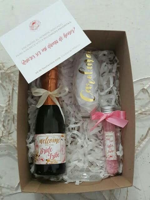 Regalito sencillo y bonito para pedir que sean mis damas - 8
