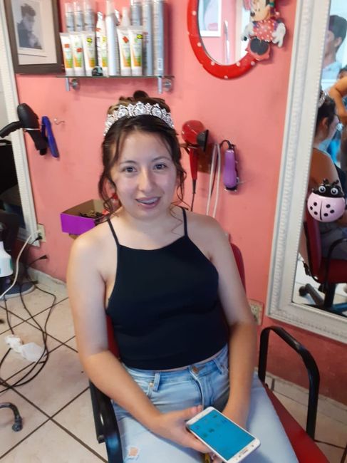 Mi prueba de peinado ♡ - 1