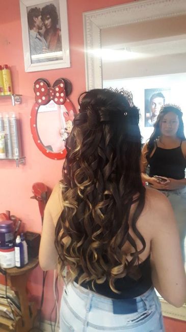 Mi prueba de peinado ♡ - 4