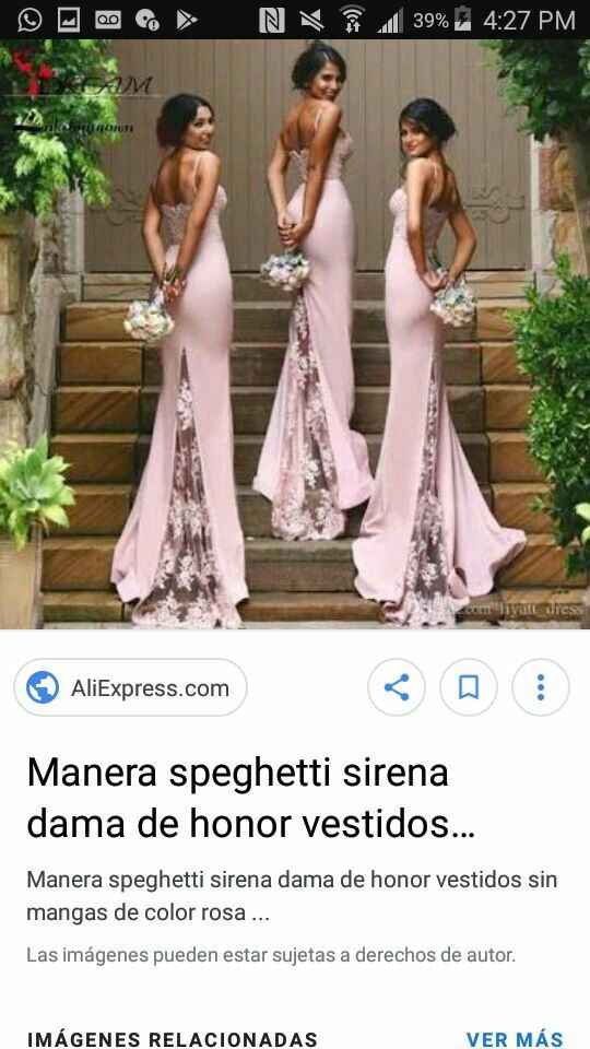 Me gustan estos dos, sin embargo, recuerda que la única qu debe llevar colita en el vestido, eres tú