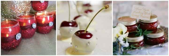 Velas, chocolates