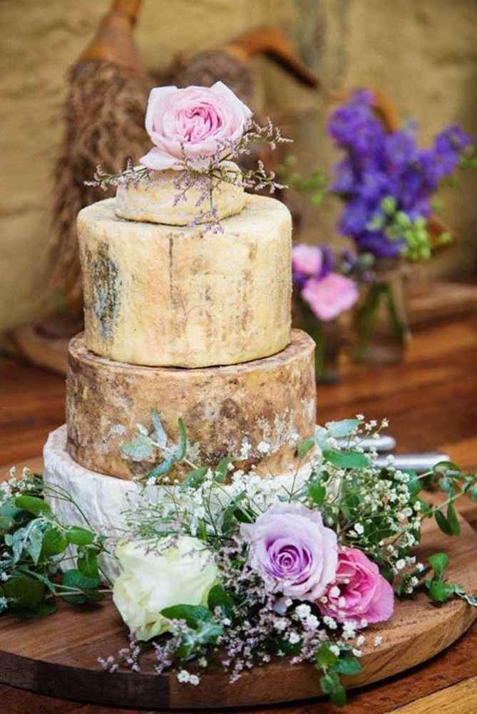 Pastel de distintos quesos